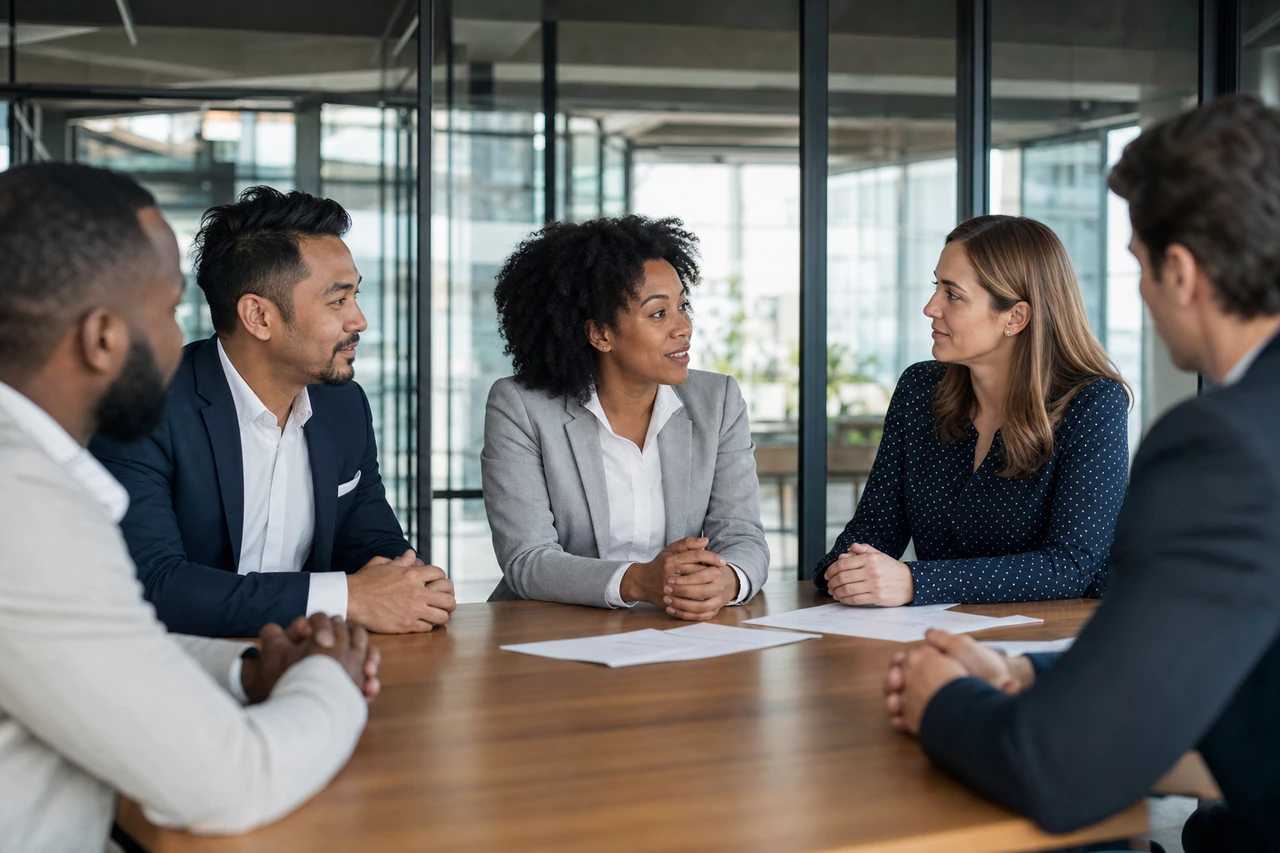 The Talent Leverage team partnering with clients